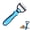 Small (Blue), variant on 2-in-1 Pet Grooming Tool for Dogs & Cats, Dual-Sided Dematting Comb and Undercoat Rake, Deshedding Brush for Long Hair Thick Coats, Pet Grooming Brush for Reducing Loose Fur and Tangles