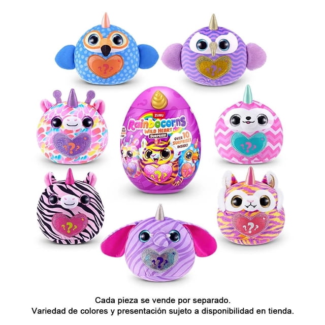 Peluche Zuru Rainbocorns Wild Heart Surprise Varios modelos 1 Pieza