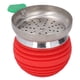 thumbnail image 3 of Cuenco para cachimba de silicona, cuenco redondo portátil resistente al calor de manzana, accesorios para cachimba con protector contra el viento, 3 of 5