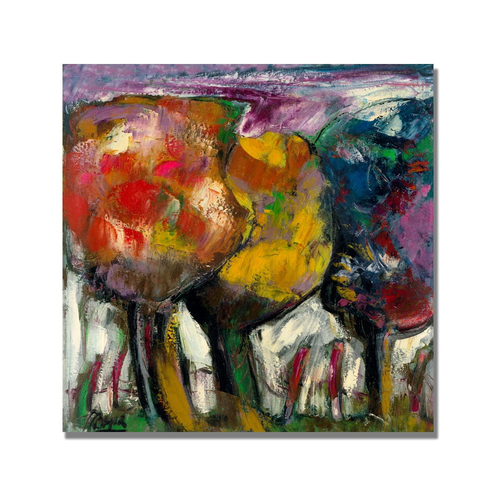 Trademark Fine Art "Purple Sky" Canvas Art by Boyer