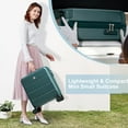 thumbnail image 2 of Hanke 16 Inch Underseat Carry On Luggage with Wheels Hard Shell Mini Small Suitcases Carry On Bag for Airline Approved TSA Luggage Lightweight Travel Suitcase(Blackish Green), 2 of 9