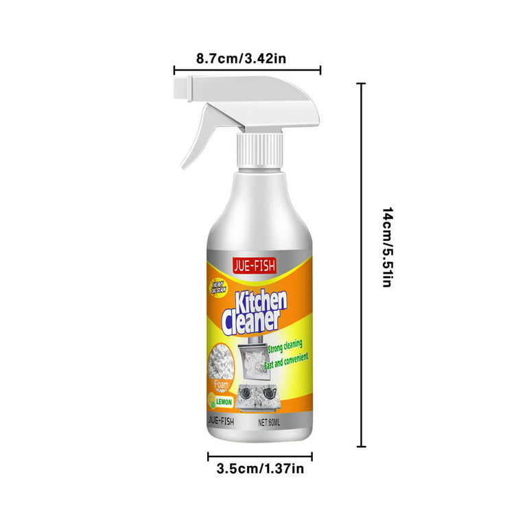  WKHOEOYV Bubble Cleaner Foaming Heavy Oil Stain Cleaner, All  Purpose Bubble Cleaner Kitchen Deep Cleaning Spray, All-purpose Rinse-free  Cleaning Spray, Stubborn Grease Grime Remover 1PCs*100ML : Health &  Household