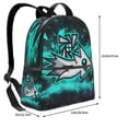 thumbnail image 2 of Geometry Dash Multifunctional Backpack Casual Hiking Daypacks High Capacity School Bag Bookbag, 2 of 5