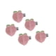 thumbnail image 5 of Guardurnaity 5 piezas de pinzas para el cabello de color rosa con lazo de flores, horquillas dulces para mujeres y niñas, tocados de estilo , Durazno 2Conjunto, 5 of 6