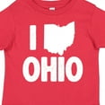 thumbnail image 4 of Inktastic I Love Ohio with State Silhouette Boys or Girls Toddler T-Shirt, 4 of 5
