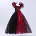 thumbnail image 2 of Witch Halloween Luxury Costumes Vampire Dress With Accessories for 2-12T, 2 of 5