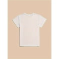 thumbnail image 2 of Girls' Cute capybara ' Printed Pattern T-shirt, Crew Neck Short Sleeve Casual Soft Tops, for Outdoor Activities, 2 of 6