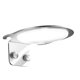 thumbnail image 5 of Riwesomey Soporte de secador de pelo de aluminio montado en la pared, estante de mano, Hardware de baño para dormitorio, colgante con soporte para el plata 2piezas Riwesomey CBP110356, 5 of 5