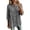 Black A, variant on 3/4 Sleeve Button Down Shirts for Women Striped V-Neck Trendy Blouses Business Casual Plus Size Tops