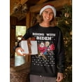 thumbnail image 3 of Tstars Mens Riding with Biden Ugly Christmas Sweater Funny Humor Santa Joe Biden Xmas Sweatshirt, 3 of 4