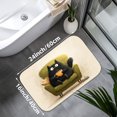 thumbnail image 3 of 1pc Chihuahua Absorbent Non-Slip Bathroom Thickened Flannel Rug Decor,Soft,Quick Drying,Suitable For Indoor/outdoor Use,Bathrooms,Bedrooms,Kitchens,Terrace,Laundry Rooms,16"x24", 3 of 7