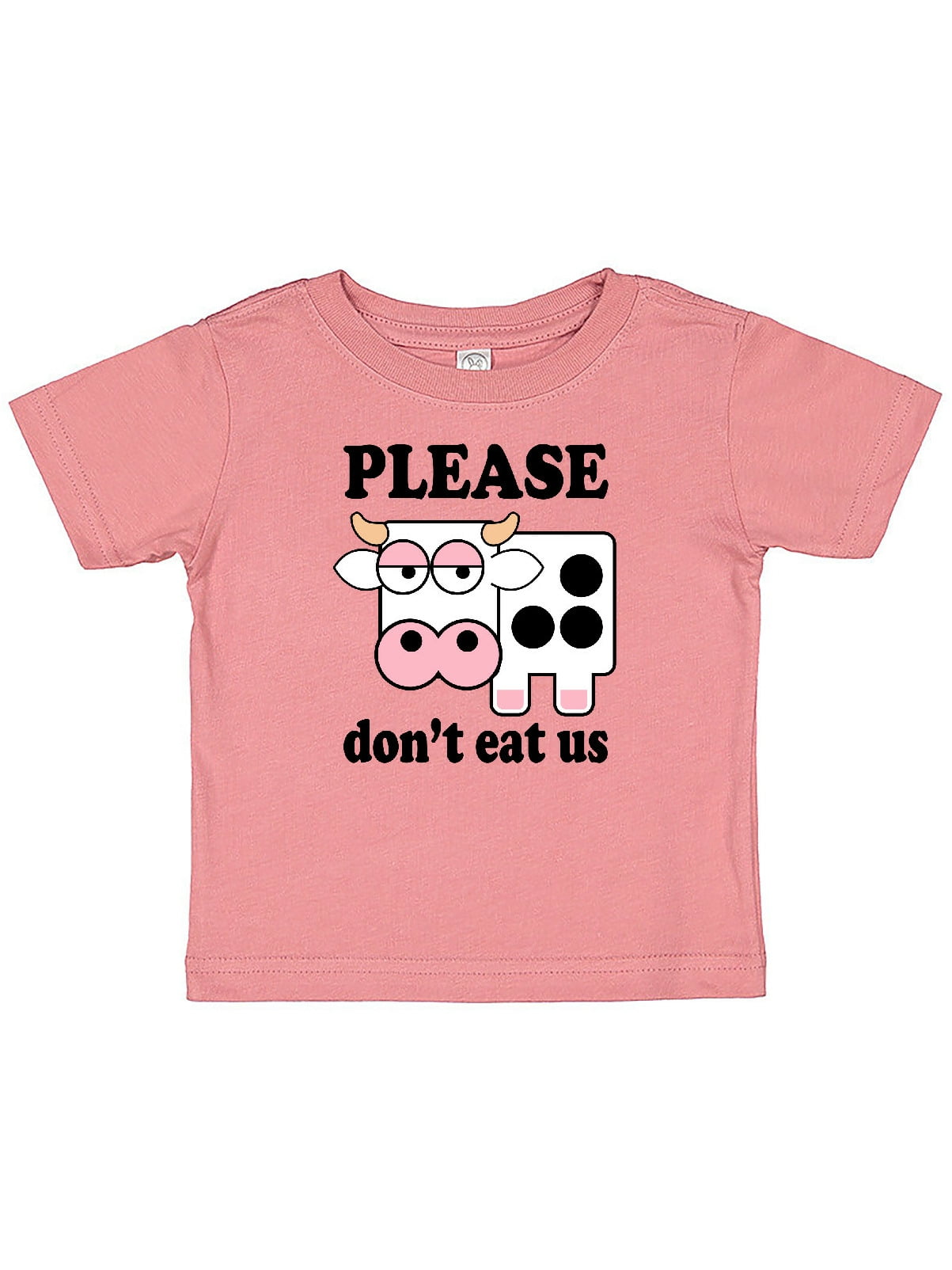 Inktastic Vegan Cow Lover Animal Rights Gift Baby Boy or Baby Girl T-Shirt  