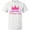 AA-White, variant on Inktastic Birthday Princess, Crown, Stars - Pink Purple T-Shirt