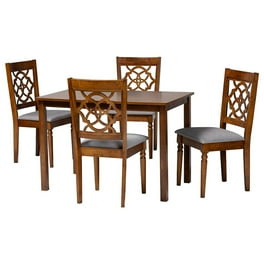 bushdebrunt harmony 50 タンカラー Baxton Studio Select 5- Piece Mid-Century Fabric Rubberwood