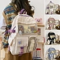 thumbnail image 2 of Mochila Kawaii MBVBN Pin y Accesorios Lindos para Chicas Negra, 2 of 3
