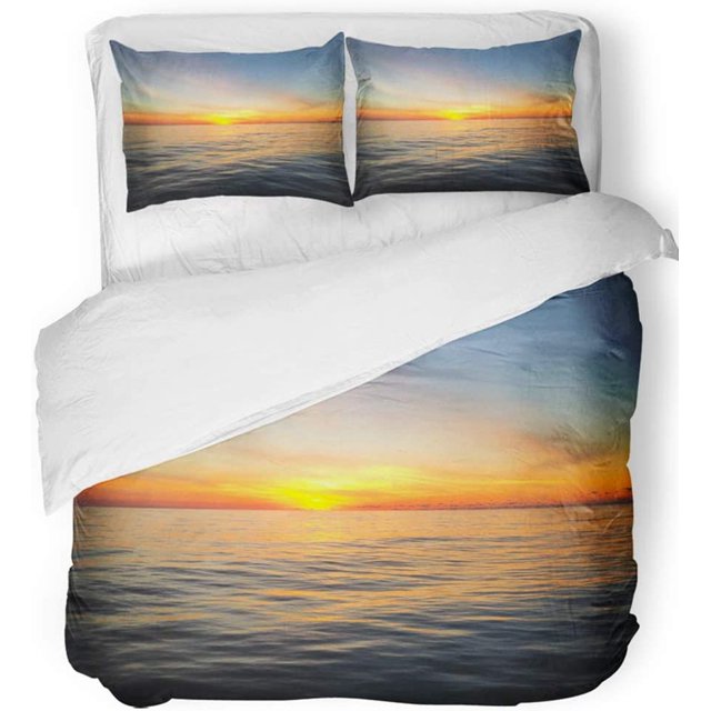 Juego de Ropa de Cama de 3 Piezas ABPHQTO Vista Gran Angular del Cielo Colorido