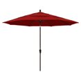 thumbnail image 1 of California Umbrella 11' Patio Umbrella in Jockey Red, 1 of 2