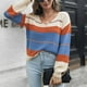 thumbnail image 2 of Jersey de punto de manga larga ANGGREK cuello en V para Mujer, 2 of 7