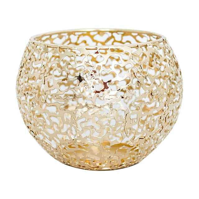GUOOL Tea Light Candle Holder Aesthetics Candelabra for Party Dining Table Wedding gold