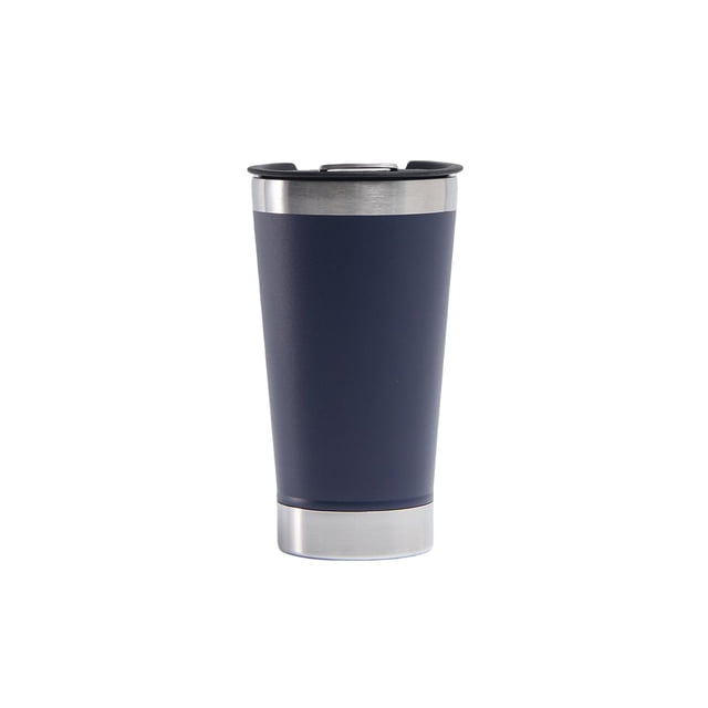 Bewildely Frasco de vacío de acero inoxidable, botella de bebida de gran capacidad, senderismo, fiesta de viaje, taza de café portátil para jugo de agua Suministros térmicos Azul oscuro Bewildely HA074479-09