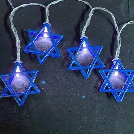 

Chanukah Hanukkah String Party Light Decors Candlestick Battery Operated For Home Lamp Decorations Home Appliances