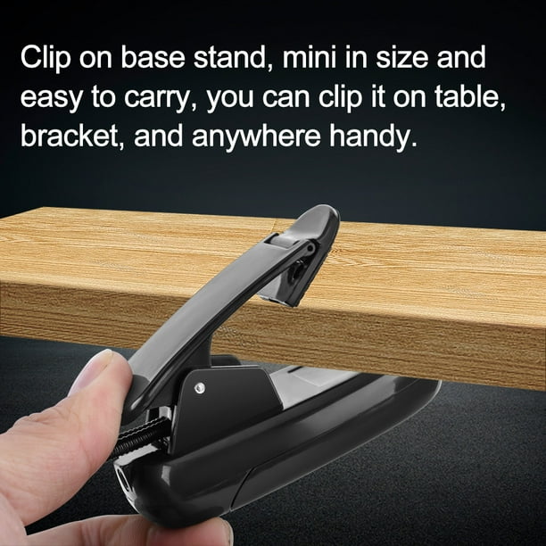 Luces para soportes de música ANGGREK Clip-on Negro LED portátil doble brazos ajustables