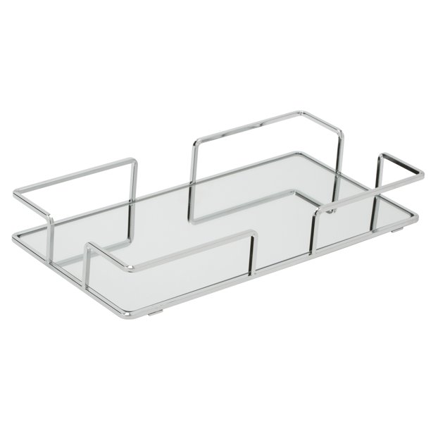 Modern Rectangular Vanity Mirror Tray