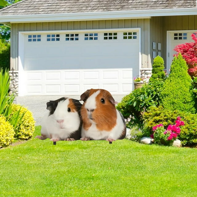 Estacas acrílicas para jardín con figuras realistas de animales para decorar el patio