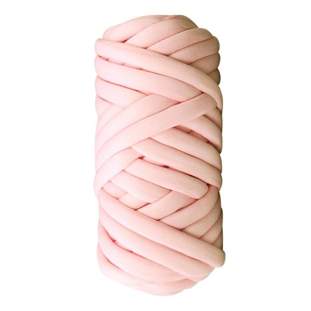 ruzhgo Handmade Woven Blanket Line Core Yarn DIY Knitting Coarse Wool Hand-Knitted Roving Crocheting Sewing Yarn No.4