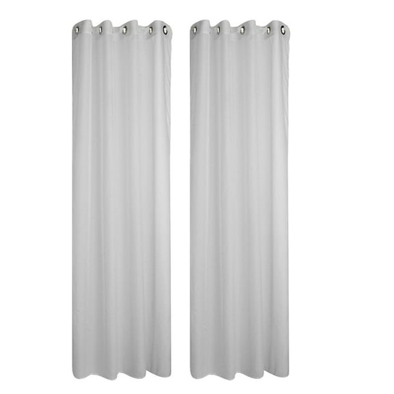 WAXIAYU Window Voile Sheer Curtain Panels for Balcony Bedroom Living Room (White)