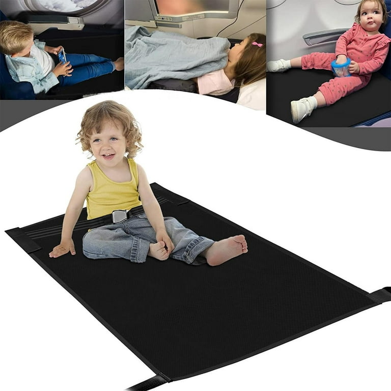 Kids Airplane Bed Portable Toddler Travel Bed Airplane Footrest