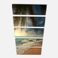 thumbnail image 2 of Beautiful Tropical Beach with Palms - Beach Photo Canvas Print, 2 of 3
