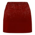 thumbnail image 4 of uublik Pleated Skirt for Girls Wine Tennis Skirts Golf Skort Athletic Dance Running School Sport Skirts with Shorts Size 2T-12, 4 of 5