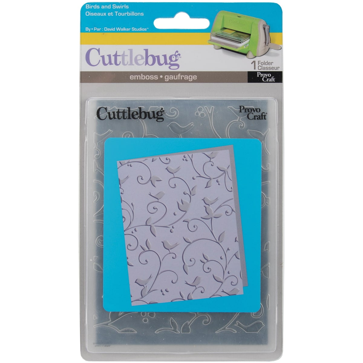 Cuttlebug Embossing Folder Decorative Squares 2 2x 