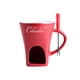 thumbnail image 4 of Taza para fondue, calentador de mantequilla para dulces, olla para fundir chocolate con tenedor, olla caliente para dulces rojo, 4 of 9