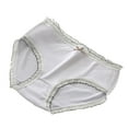 thumbnail image 3 of Swuxness Women's Seamless Cheeky Briefs Mid Waisted Silk Breathable Soft Comfortable Daily Soft Strench Panties, 3 of 4
