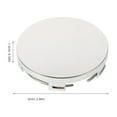thumbnail image 2 of unbranded 4Ud Tapas Centrales Para De Plateadas De Metal Con Curvo Elegante, 2 of 7