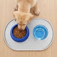 thumbnail image 5 of Pet Silicone Mat with Raised Edge, Paw Pattern Waterproof Non-Slip Mat for Dog & Cat Feeding, Easy to Clean and Anti Splash, 5 of 6
