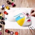thumbnail image 4 of Paquete de 12 máscaras de papel maché, máscaras de cara completa, máscaras de papel blancas con 12 cuerdas atadas para Halloween, cosplay, fiesta de máscaras, 4 of 5
