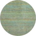 thumbnail image 2 of Addison Rugs Mayfield Premium Machine Washable Transitional Stripes Green Round Rug, 8' x 8', 2 of 6