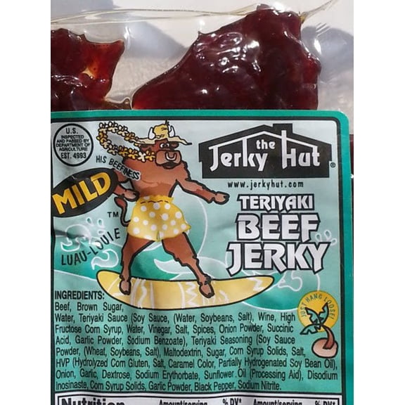 The Jerky Hut | Mild Teriyaki (Luau-Louie) -- (8 oz)
