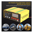 thumbnail image 3 of Cargador De Batería Inteligente Y Automático Malubero 12v/12a Amarillo, 3 of 5