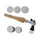 thumbnail image 4 of Kit de lijadora de cuencos Herramienta lijadora Mango de madera 1 pulgada, 4 of 9