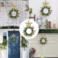 thumbnail image 6 of Eoozwa Artificial Greenery Spring Winter Wreath 12 Inch for Front Door Wall Indoor Outdoor Holiday Decor Fireplace Porch All Season Home Decoration, 6 of 6