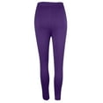 thumbnail image 6 of Ultra Soft Leggings for Women Yoga Workout Pant with Crisscross Lace-up Bottom Trendy Active Gym Clothes (2XL, Purple), 6 of 8