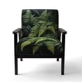 thumbnail image 4 of Designart "Fernes Dynamiques Vert et Noir Contraste II" Chaise d'Appoint Rembourrée - Fauteuil Moderne pour Chambre, 4 of 7