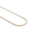 thumbnail image 3 of 9ct Gold Jewelco London 3D Square Curb Franco 1.2mm Pendant Chain Necklace, 3 of 6
