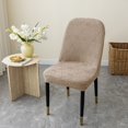 thumbnail image 4 of YAOMOBB Seat Cover Elastic Jacquard Pattern Chair Cover Slip Resistant Seat Cover for Home Dining Room Decoration, 4 of 7