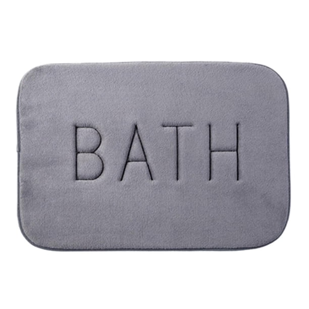 Alfombril de Antideslizante funciones Decoración para de Limpio de Cocina y Habitación gris Yotijar Alfombrilla de baño Alfombrilla de baño