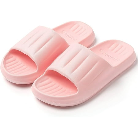 

LAKIDAY Slippers for Women Men Bathroom Shower Shoes Indoor